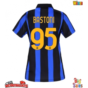 Inter Milan Alessandro Bastoni #95 Replica Home Stadium Shirt for Women 2026-27 Short Sleeve
